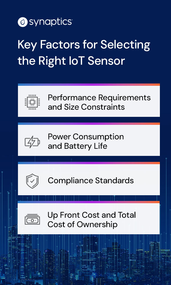 Key Factors for Selecting the Right IoT Sensor